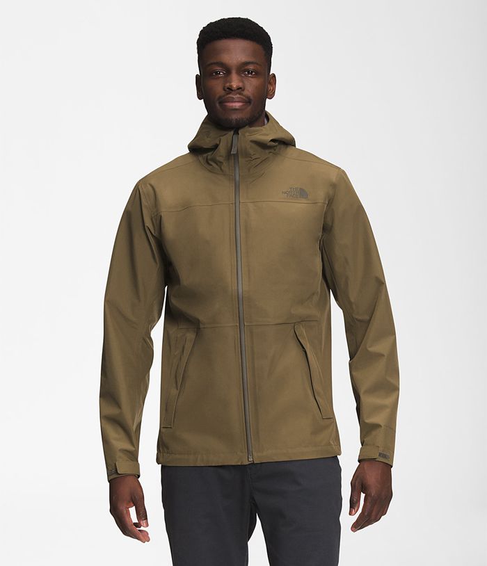 The North Face Kurtka Przeciwdeszczowa Męska Oliwkowe Dryzzle Futurelight™ - CPHL04379